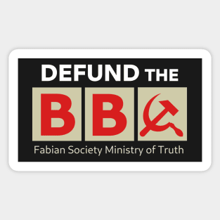 DEFUND BBC Fabian Society Ministry of Truth Sticker